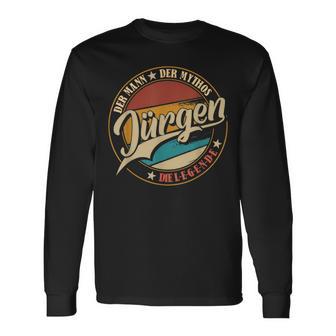 With Jürgen Der Mann Der Mythos Die Legende Langarmshirts - Geschenkecke