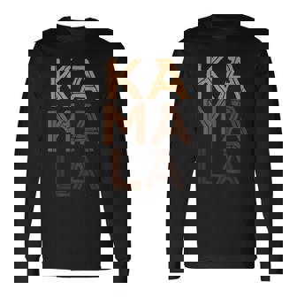 Kamala Melanin Skin Shades Black Pride Biden Harris 2020 Blm Long Sleeve T-Shirt - Monsterry