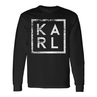 Karl Minimalism Langarmshirts - Geschenkecke