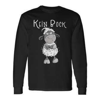 Kein Bock Sheep Slogan I Nö Fun I Einfach Nö I No Langarmshirts - Geschenkecke