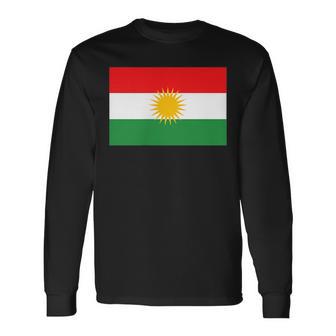 Kurdistan With Kurden Flag Langarmshirts - Geschenkecke