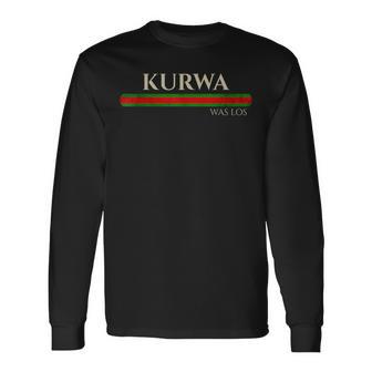 Kurwa Original Pole Polska Langarmshirts - Geschenkecke