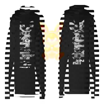 Labubu Cute Monsters Brown Labubu Long Sleeve T-Shirt - Monsterry