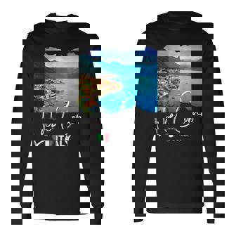 Lago Di Como Italia Italy Lake Como Long Sleeve T-Shirt | Mazezy