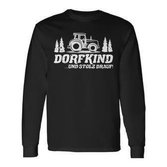 Landwirt Dorfkind & Stolz Drauf Dorfkinder Langarmshirts - Geschenkecke