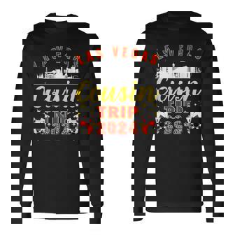 Las Vegas Cousin Trip 2024 Birthday Party Vacation Matching Long Sleeve T-Shirt - Thegiftio