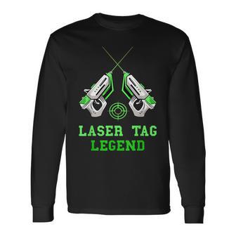 Laser Tag Legend Lasertag Player Indoor Game Sports Team Langarmshirts - Geschenkecke