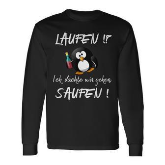 Lauf Running Ich Dachte Wir Langarmshirts - Geschenkecke