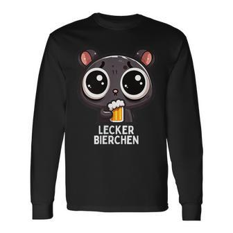 Lecker Bierchen Sad Hamster Meme Langarmshirts - Seseable