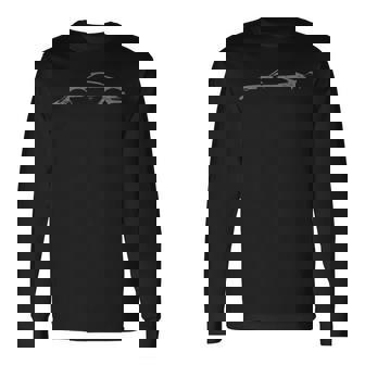 Legendary Sports Car Iconic 911 Silhouette Vintage Long Sleeve T-Shirt | Mazezy