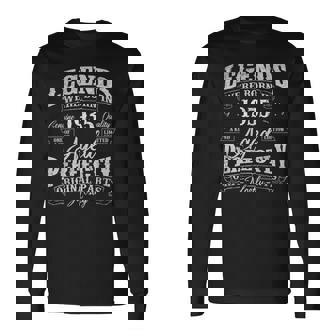 Legends Were Born In 1935 Year Of Birth Birthday Long Sleeve T-Shirt - Thegiftio UK