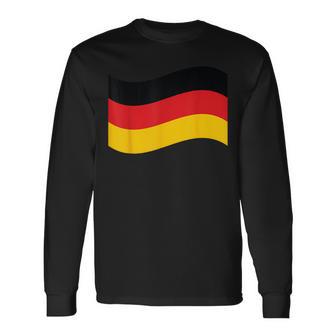 Leuchtendes Herz Deutsche Flagge Colours Germany Fan Langarmshirts - Seseable