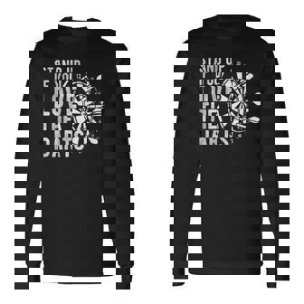 Levántate Si Te Gustan Los Dardos Diana Dart Sport Camiseta de manga larga - Regaloses