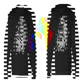 Lgbtq Pride Bat Gay Lgbt Pride Month Long Sleeve T-Shirt - Monsterry