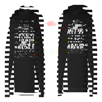 Most Likely To Nap On Christmas Ugly Christmas Sweater Long Sleeve T-Shirt - Thegiftio UK