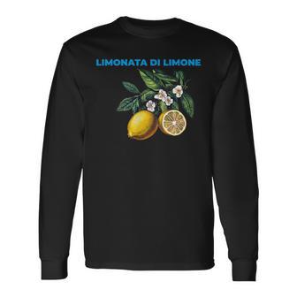 Limonata Di Limoneintage Lemon Lemonade Summer Langarmshirts - Geschenkecke