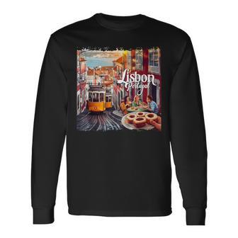 Lisbon Portugal Langarmshirts - Geschenkecke