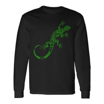 Lizard Print Gecko Animal Langarmshirts - Geschenkecke