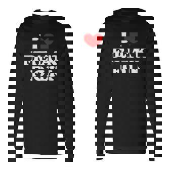 I Love Freak Folk I Heart Freak Folk Long Sleeve T-Shirt - Monsterry