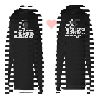 I LOVE HEART IZAKAYA PUB JAPANESE TAPAS STYLE FOOD Long Sleeve T-Shirt - Monsterry
