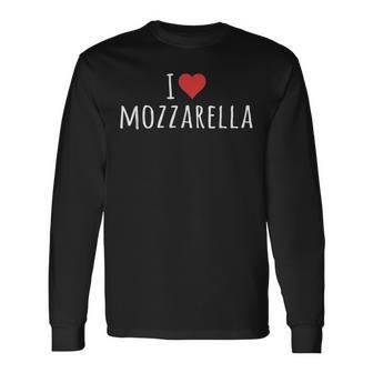 I Love Mozzarella Langarmshirts - Geschenkecke