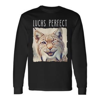 Luchs Perfect X Lynx Bobcat Looks Perfect Lustiger Luchs Langarmshirts - Geschenkecke