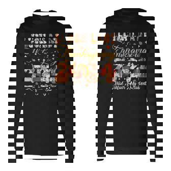 Lunch Lady Thanksgiving 2024 Thankful For My Students Turkey Long Sleeve T-Shirt | Mazezy