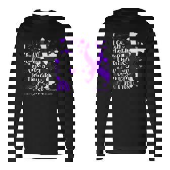 Lupus Awareness Purple Faith Phil 4 13 Long Sleeve T-Shirt - Monsterry