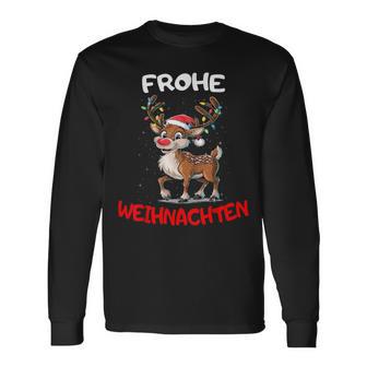 Lustige Rentier Frohe Christmas Langarmshirts - Geschenkecke