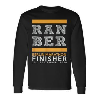 Marathon Berlin 2024 Finisher Langarmshirts - Geschenkecke