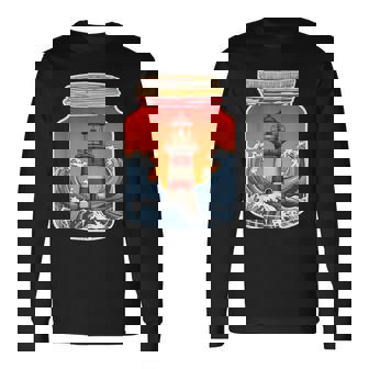Marítimo Faros Faro Costa Mar Del Norte Mar Báltico Navegación Camiseta de manga larga - Regaloses