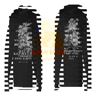 Masai Mara National Game Reserve Africa Safari Kenya Long Sleeve T-Shirt - Seseable