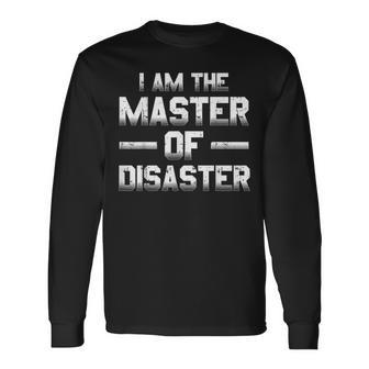 Master Of Disaster Student Plain Langarmshirts - Geschenkecke