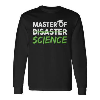 Master Of Science Uni Graduation Master Langarmshirts - Geschenkecke