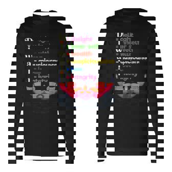 Meaningful D-I-W-A-L-I Diwali Festival Of Lights Diya Lamp Long Sleeve T-Shirt - Monsterry