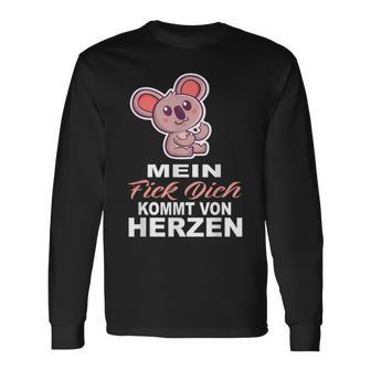 Mein Fick Dich Kommton Herzen Fick Dich Langarmshirts - Geschenkecke