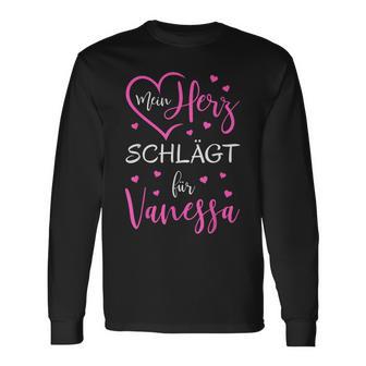 Mein Herz Schlägt Füranessa I Love I Loveanessa Langarmshirts - Geschenkecke