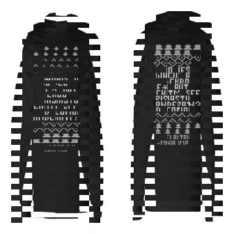Melania Trump Tapes Anti Christmas Ugly Holiday Sweater Long Sleeve T-Shirt | Mazezy