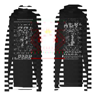 Merry Chessmas Chess Christmas Chess Ugly Xmas Sweater Long Sleeve T-Shirt | Mazezy
