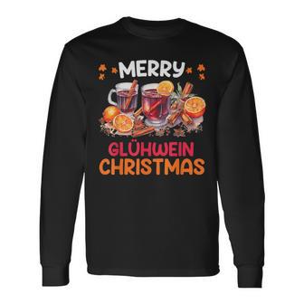 Merry Glühwein Christmas Feuerzangenpunch Christmas Market Langarmshirts - Geschenkecke