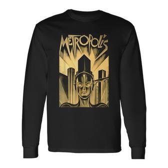 Metropolis 1927 Fritz Lang Classic Science Fiction Film Langarmshirts - Geschenkecke