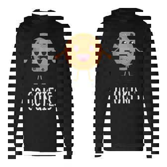 Milk & Cookies Matching Couple Halloween Best Friends Long Sleeve T-Shirt - Monsterry