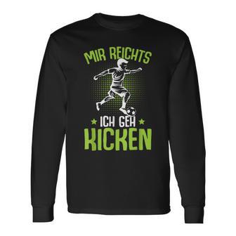 Mir Reichts Ich Geh Kick Football Player Children's Boys Langarmshirts - Geschenkecke