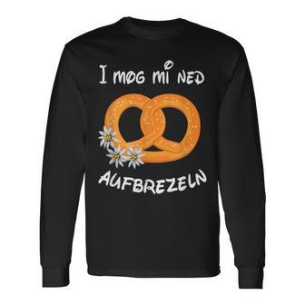 With I Mog Mi Ned Aufbrezeln Pretzel Party Costume Langarmshirts - Geschenkecke