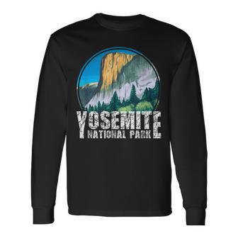 Montaña Parque Nacional Yosemite California Camiseta de manga larga - Regaloses