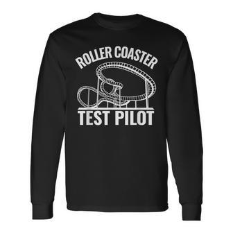 Montaña Rusa Prueba Piloto Parque De Atracciones Montaña Rusa Camiseta de manga larga - Regaloses