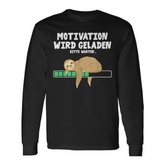 Motivation Wird Geladen Bitte Warten Langarmshirts - Geschenkecke