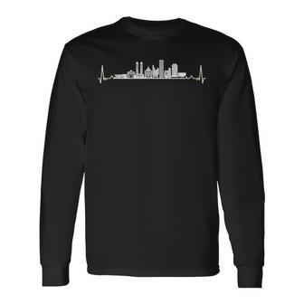 Munich City Of Munich Skyline Langarmshirts - Seseable