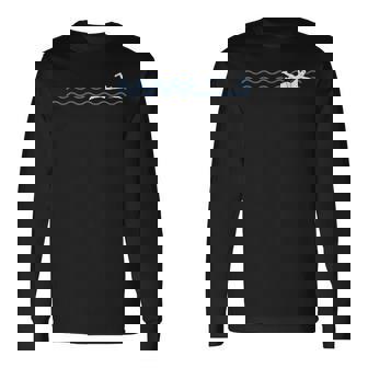 Nadadores Nadadores Nadadores Natación Para Hombres Natación Camiseta de manga larga - Regaloses