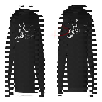 Natación Artística Heartbeat Synchro Nadador Deportes Acuáticos Camiseta de manga larga - Regaloses